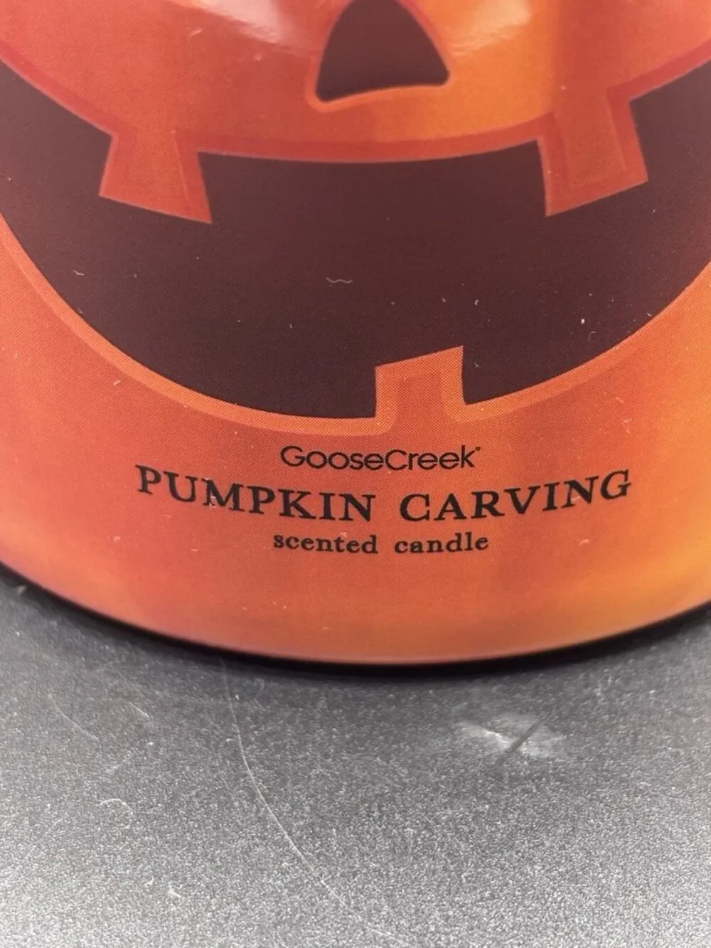 Goose Creek Pumpkin Carving 3 Wick Jar Candle 14.5 oz Halloween Jack-o’-lantern - Picture 4 of 14